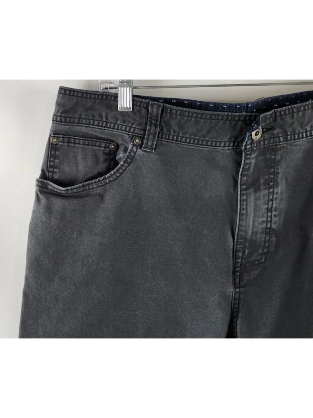 prAna Jeans Mens 40x29 Gray Tucson Slim Fit Straight Leg Pants M4TU30314